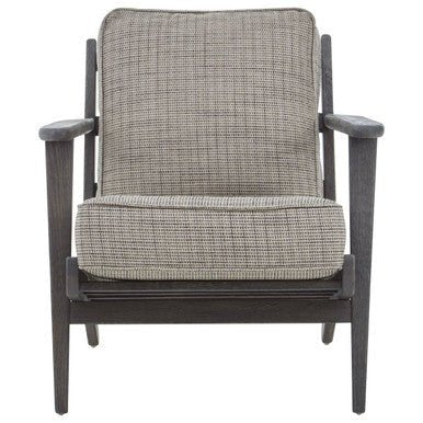 Hector Tweed Armchair With Black Oak Wood Frame - Bargainia.com - 5018705458045