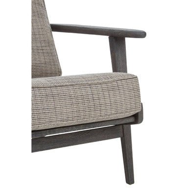 Hector Tweed Armchair With Black Oak Wood Frame - Bargainia.com - 5018705458045