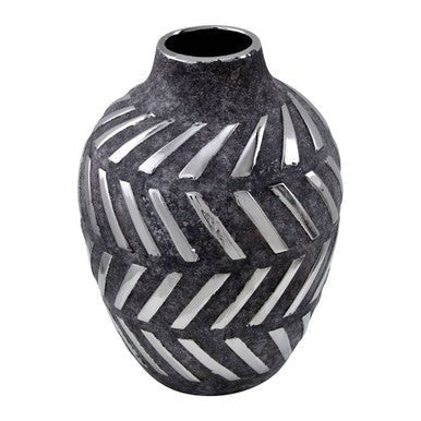 Helaine Grey and Silver Small Vase - Bargainia.com - 5018705478814