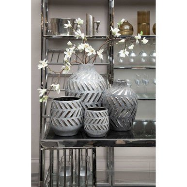 Helaine Grey and Silver Small Vase - Bargainia.com - 5018705478814
