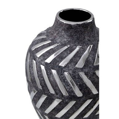 Helaine Grey and Silver Small Vase - Bargainia.com - 5018705478814