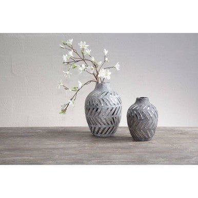 Helaine Grey and Silver Small Vase - Bargainia.com - 5018705478814