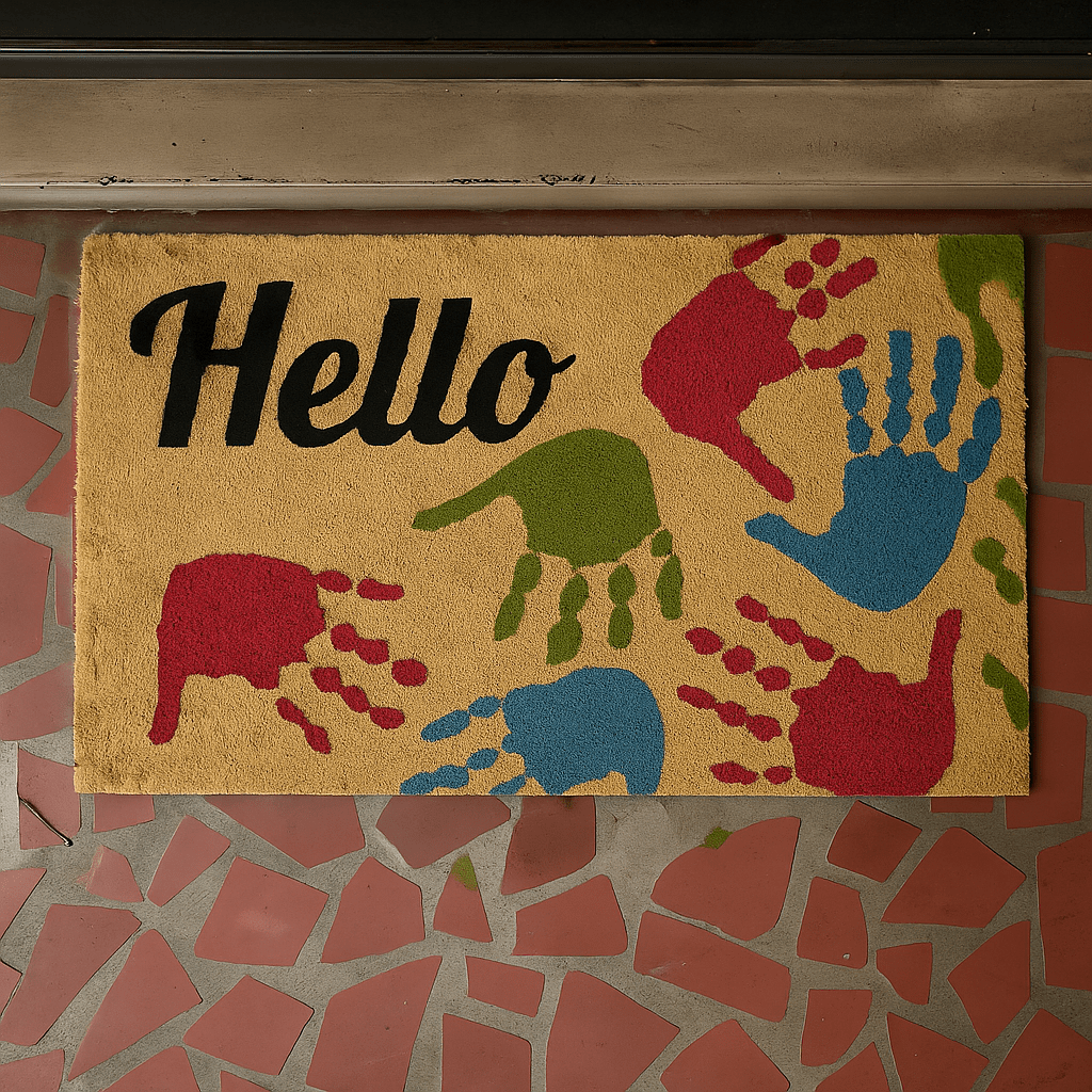 Hello Goa Coir Door Mat - 40 x 70cm - Bargainia.com - 5056150201830 - DM-GOA18-4070