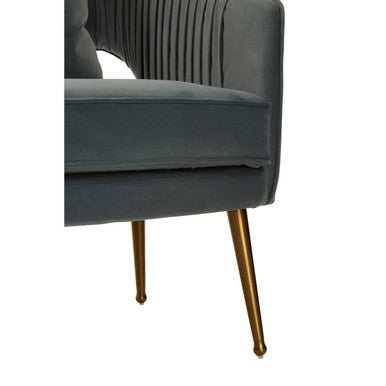 Hendricks 2 Seater Dusky Blue Velvet Sofa - Bargainia.com - 