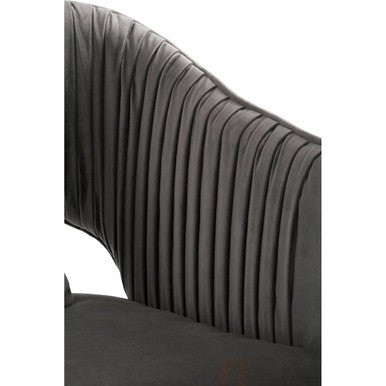 Hendricks Grey Velvet Two Seater Sofa - Bargainia.com - 