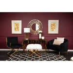 Hendricks Grey Velvet Two Seater Sofa - Bargainia.com - 