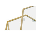 Herber Set Of 2 Gold Finish Hexagon Nesting Tables - Bargainia.com - 5018705494210