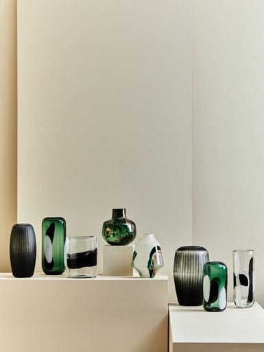 Herbie Green and Gold Small Glass Vase - Bargainia.com - 5018705974767