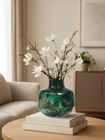 Herbie Green and Gold Small Glass Vase - Bargainia.com - 5018705974767