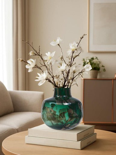 Herbie Green and Gold Small Glass Vase - Bargainia.com - 5018705974767