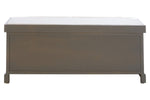 Heritage Grey Three Drawer Storage Bench with Cushion - Bargainia.com - 5063227019403