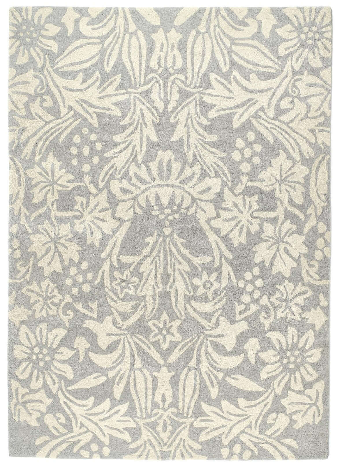 Heritage Lavender Floral Wool Rug - Bargainia.com - 