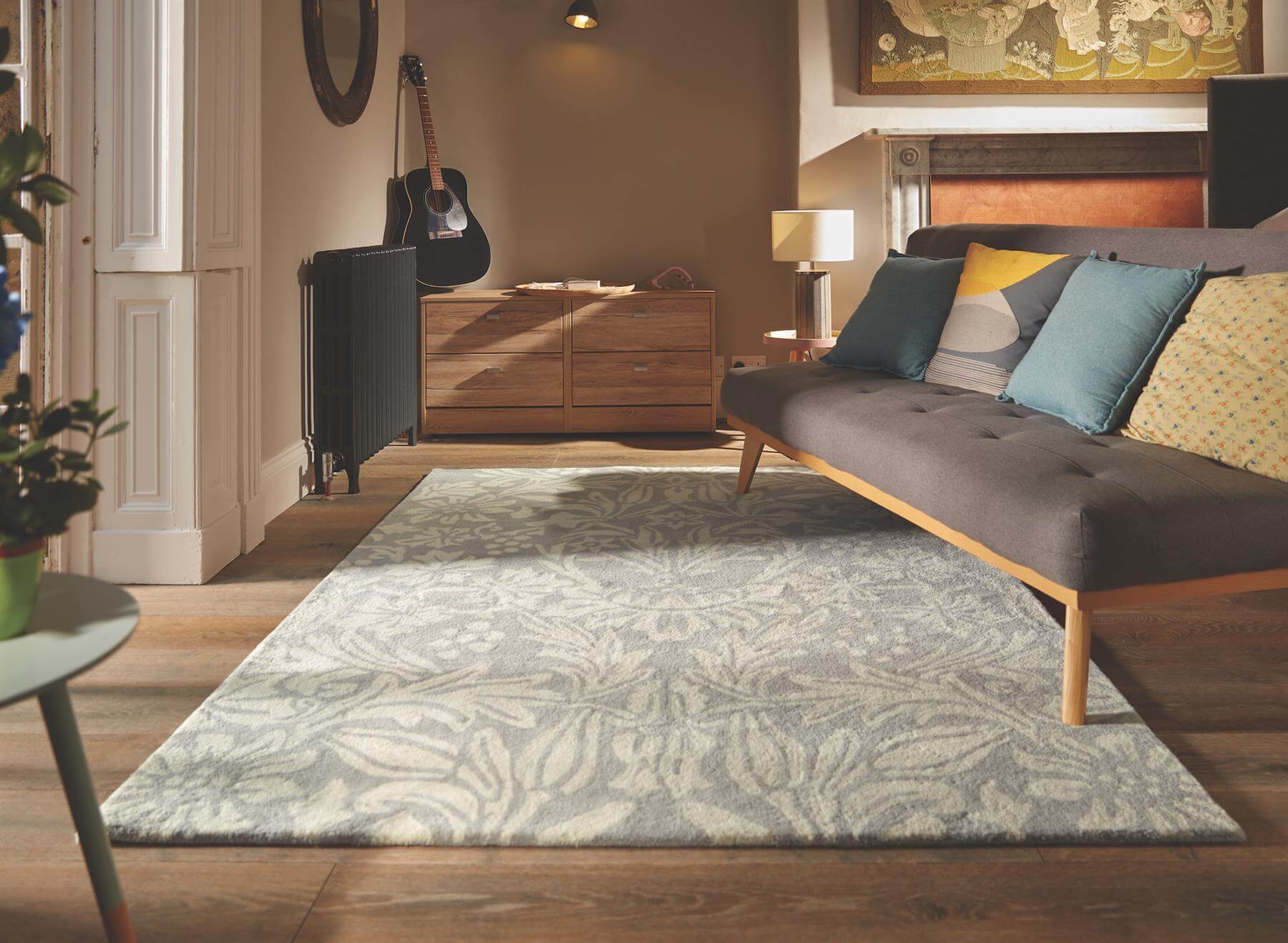 Heritage Lavender Floral Wool Rug - Bargainia.com - 5026134593312 - HERTGE_LVNDER_120X170