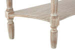 Heritage Natural Wash Pine Wood Half Moon Console Table with Drawer - Bargainia.com - 5063227019380
