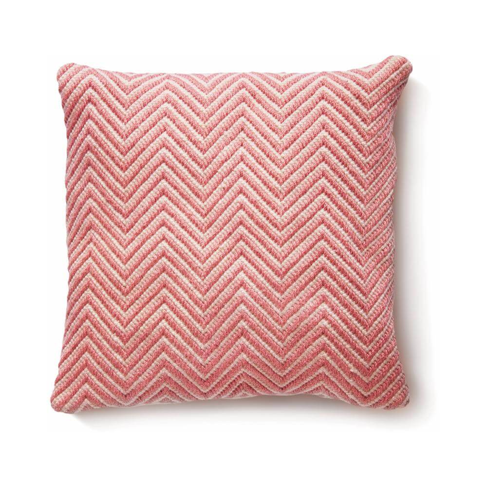 Herringbone Design Woven Cushion - Bargainia.com - 5026134561434 - HWHERC_CORALP_045X045