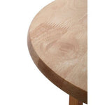 Heva Round Tropical Hevea Wood Side Table - Bargainia.com - 5018705671192