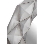 Hexa 3D Effect Light Silver Wall Mirror - Bargainia.com - 5018705382074