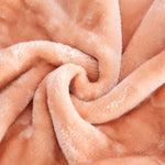 Hibernate Cosy Collection Soft Faux Mink Throw Thick Luxury Blanket - Blush Pink - Bargainia.com - 