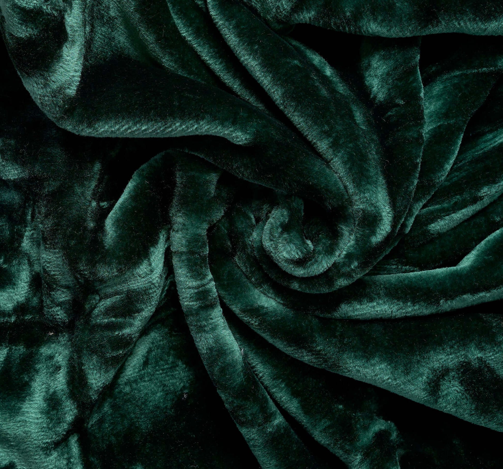 Hibernate Cosy Collection Soft Faux Mink Throw Thick Luxury Blanket - Emerald Green - Bargainia.com - 5056536100993 - MNK-THR-D-GN