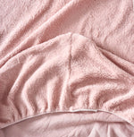 Hibernate Cosy Collection Super Soft Teddy Fleece Fitted Sheet - Rose Pink - Bargainia.com - 