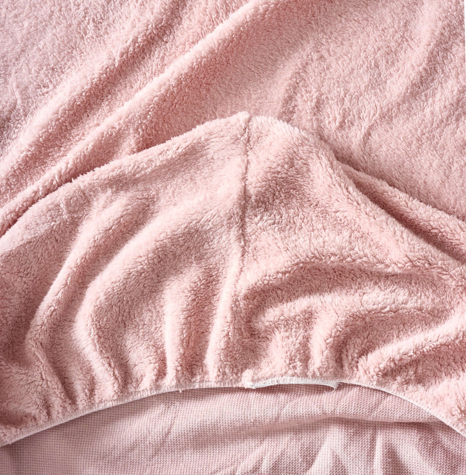 Hibernate Cosy Collection Super Soft Teddy Fleece Fitted Sheet - Rose Pink - Bargainia.com - 