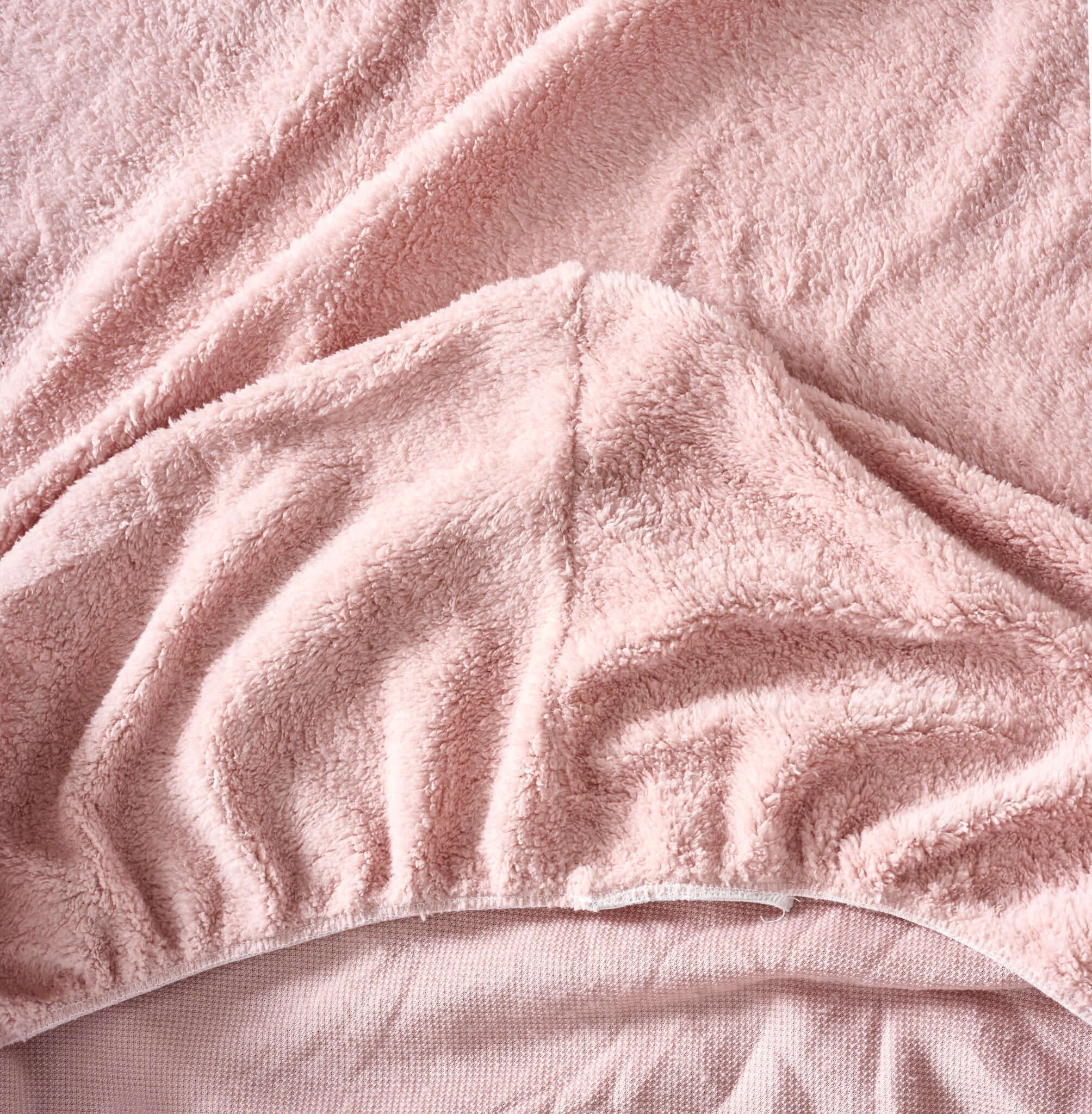 Hibernate Cosy Collection Super Soft Teddy Fleece Fitted Sheet - Rose Pink Clearance