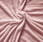 Hibernate Cosy Collection Super Soft Teddy Fleece Fitted Sheet - Rose Pink - Bargainia.com - 