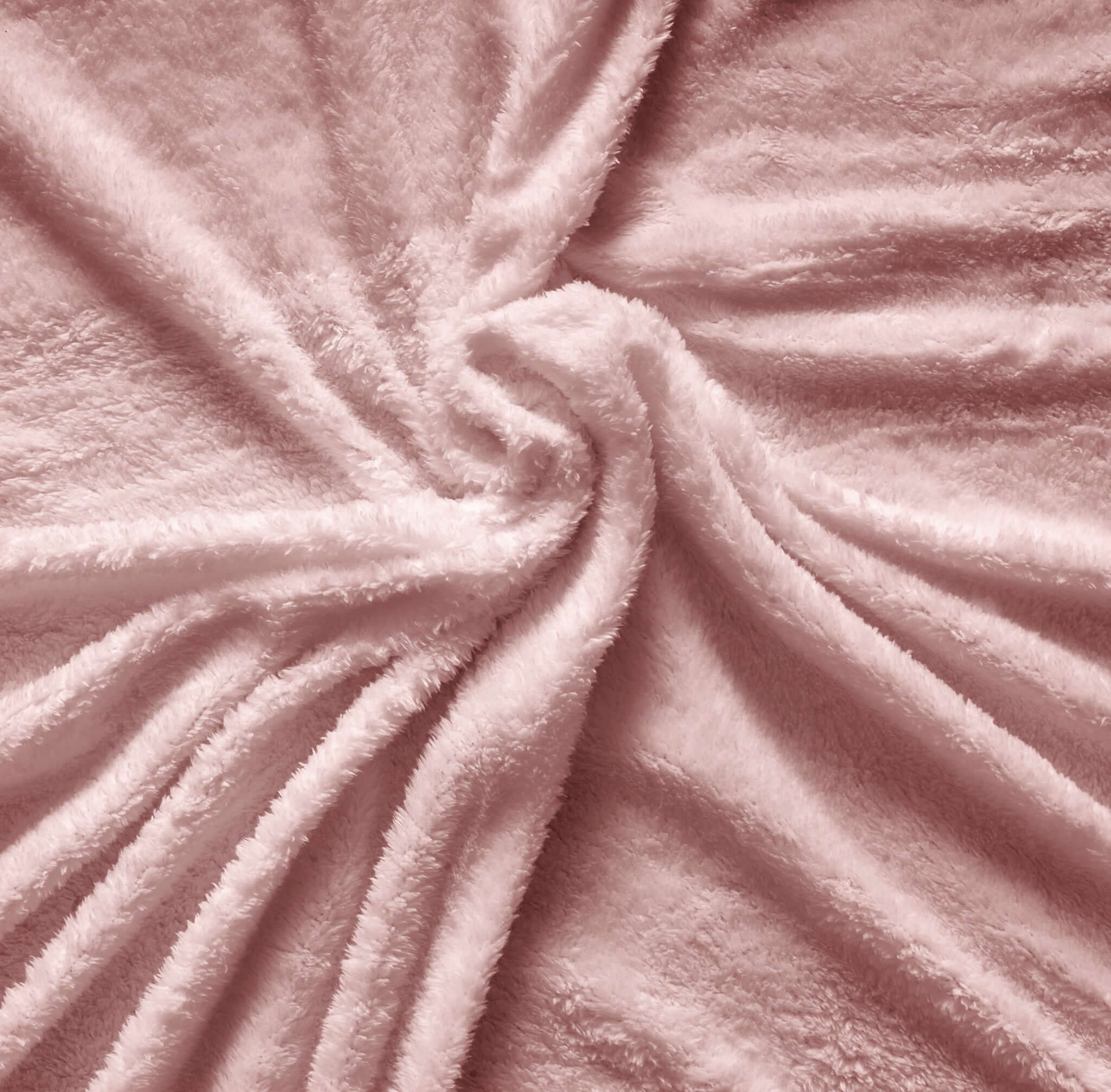 Hibernate Cosy Collection Super Soft Teddy Fleece Fitted Sheet - Rose Pink Clearance