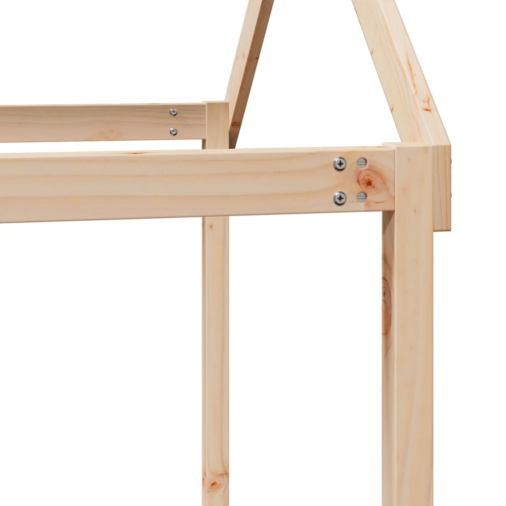 High Sleeper Bed without Mattress 80x200 cm Solid Wood Pine - Bargainia.com - 8721102670336 - 3282135