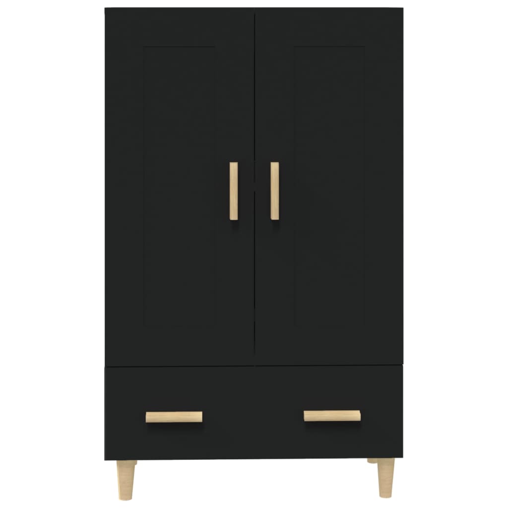 Highboard Black 70x31x115 cm Engineered Wood - Bargainia.com - 