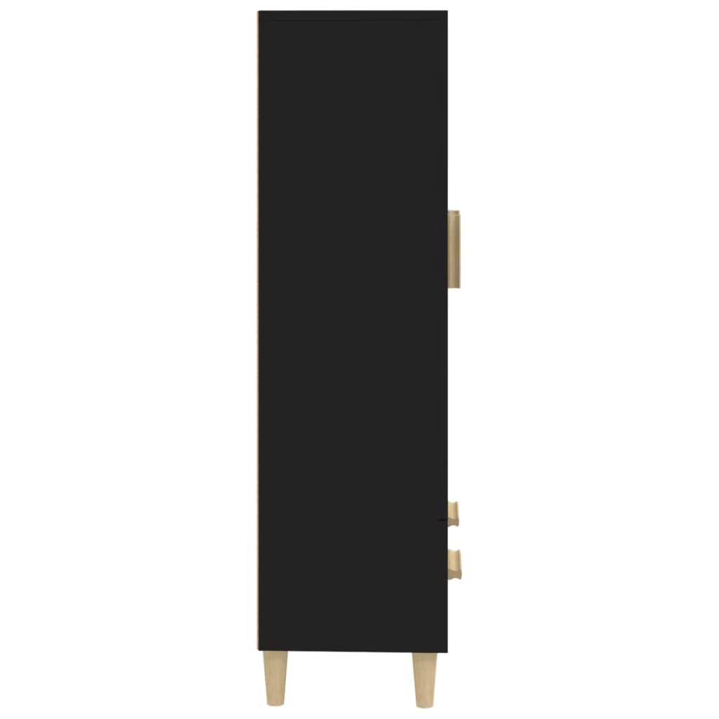 Highboard Black 70x31x115 cm Engineered Wood - Bargainia.com - 