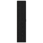 Highboard Black Oak 80x39x178 cm Engineered Wood - Bargainia.com - 