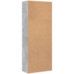 Highboard Concrete Grey 70x35x180 cm Engineered Wood - Bargainia.com - 