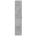 Highboard Concrete Grey 70x35x180 cm Engineered Wood - Bargainia.com - 