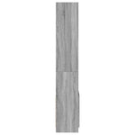 Highboard Grey Sonoma 63x33x180 cm Engineered Wood - Bargainia.com - 