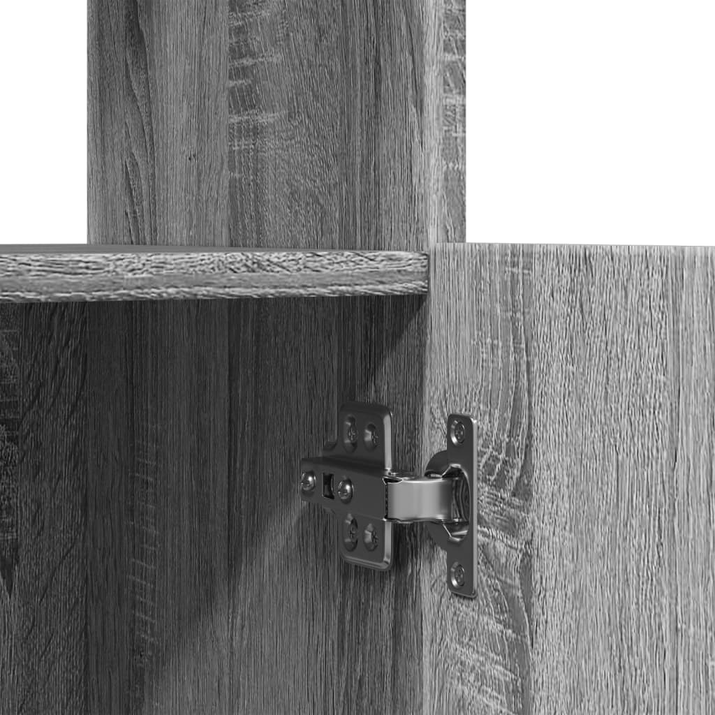 Highboard Grey Sonoma 63x33x180 cm Engineered Wood - Bargainia.com - 8721158405609 - 3309605