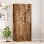 Highboard Old Wood 80x39x178 cm Engineered Wood - Bargainia.com - 