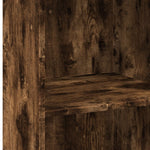 Highboard Smoked Oak 50x41x124 cm Engineered Wood - Bargainia.com - 