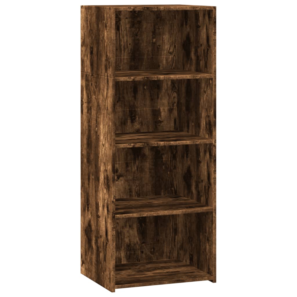 Highboard Smoked Oak 50x41x124 cm Engineered Wood - Bargainia.com - 