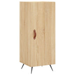 Highboard Sonoma Oak 34.5x34x180 cm Engineered Wood - Bargainia.com - 