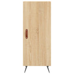 Highboard Sonoma Oak 34.5x34x180 cm Engineered Wood - Bargainia.com - 