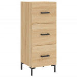 Highboard Sonoma Oak 34.5x34x180 cm Engineered Wood - Bargainia.com - 