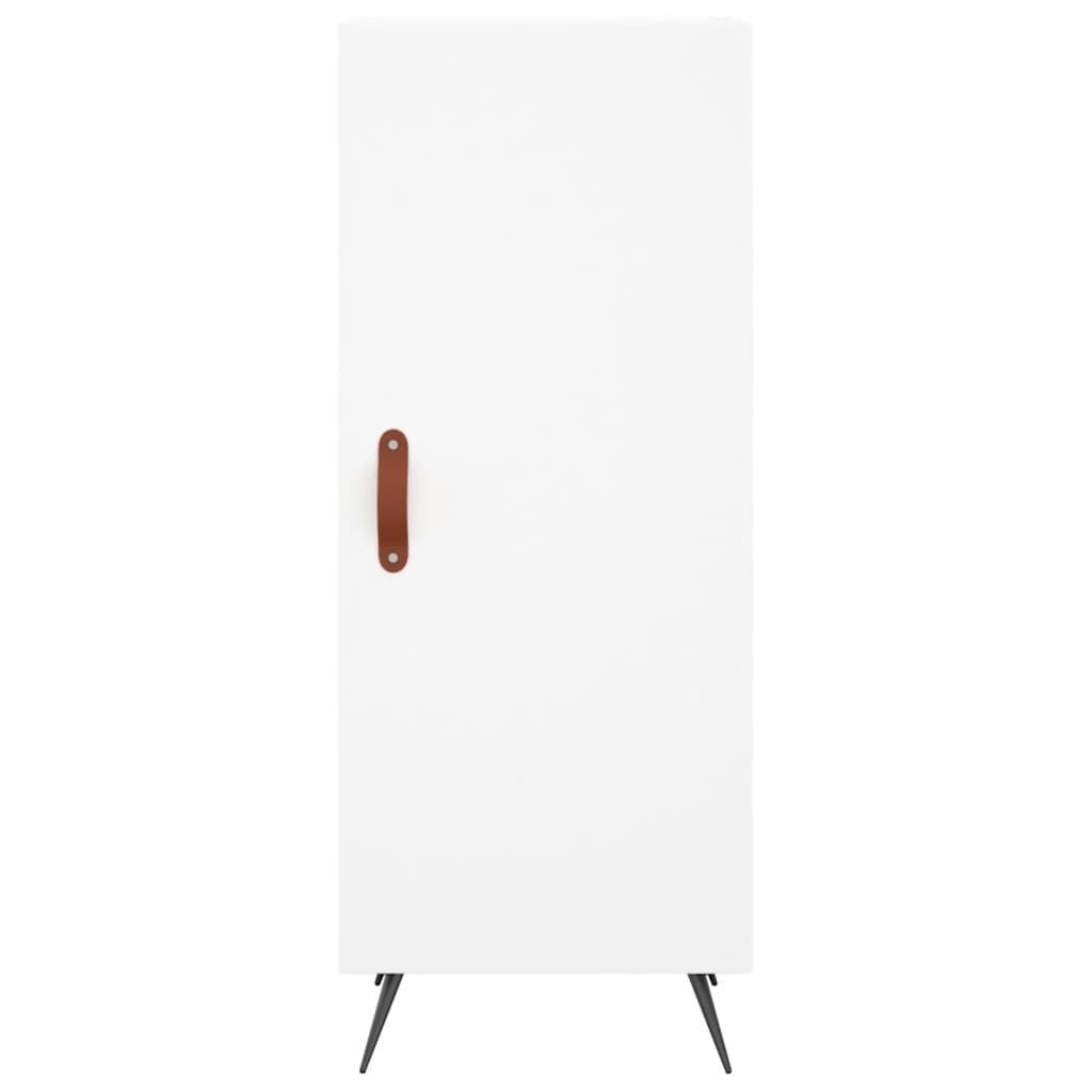 Highboard White 34.5x34x180 cm Engineered Wood - Bargainia.com - 