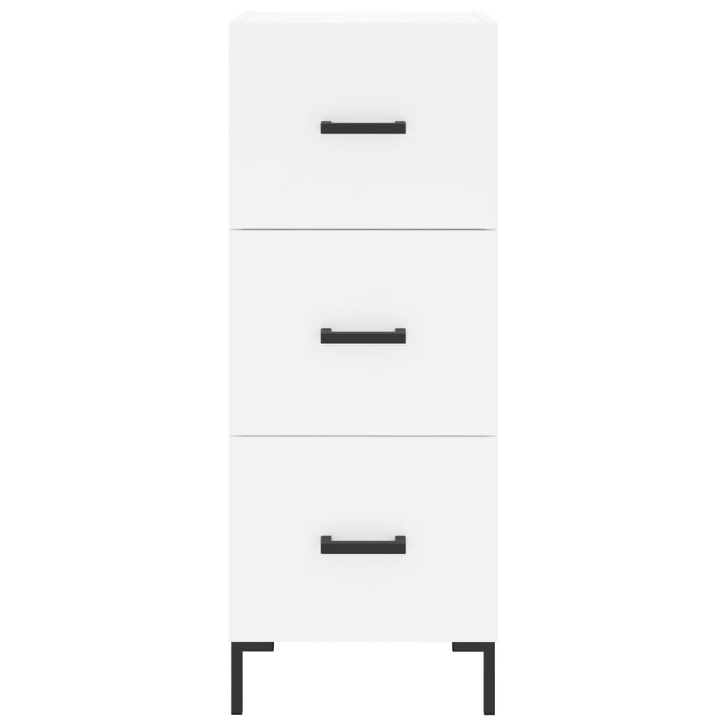 Highboard White 34.5x34x180 cm Engineered Wood - Bargainia.com - 