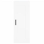 Highboard White 34.5x34x180 cm Engineered Wood - Bargainia.com - 