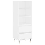 Highboard White 40x36x110 cm Engineered Wood - Bargainia.com - 