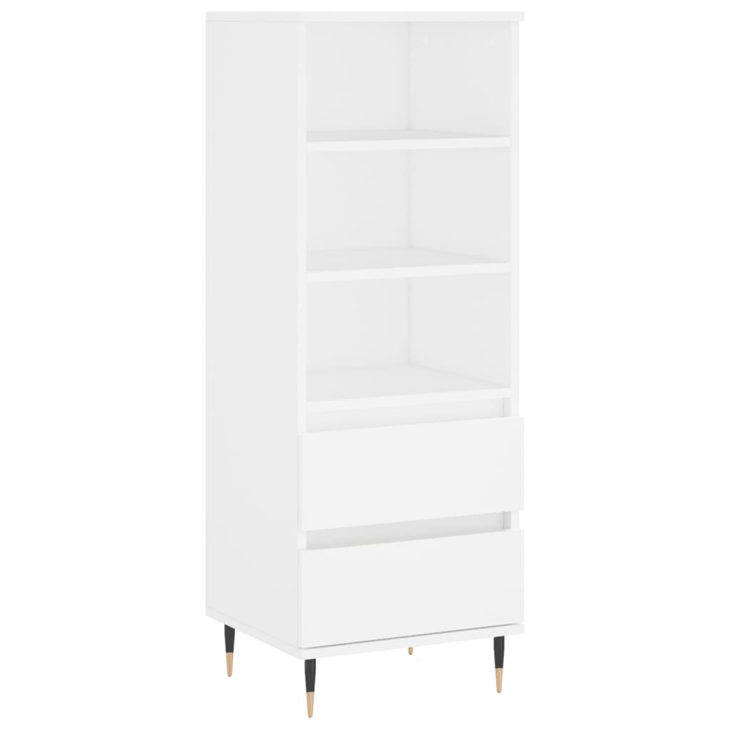 Highboard White 40x36x110 cm Engineered Wood - Bargainia.com - 