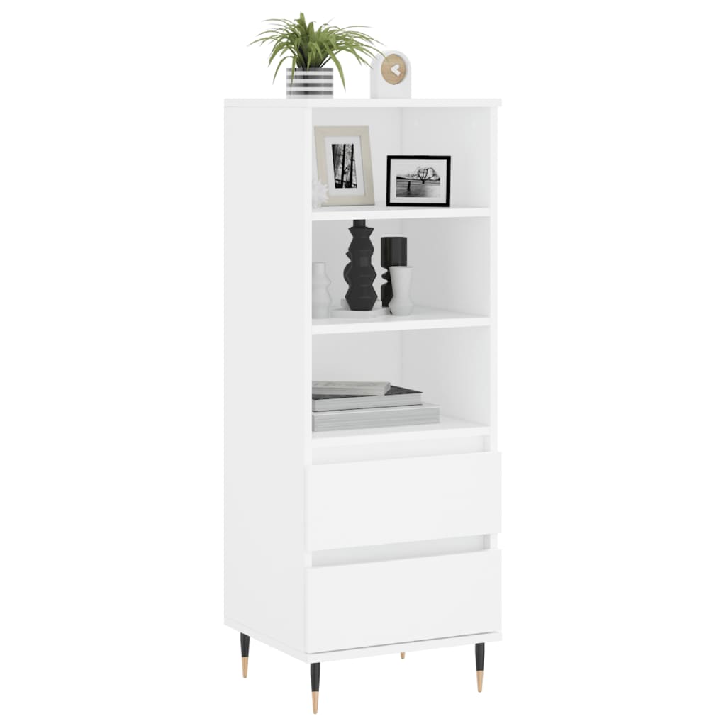 Highboard White 40x36x110 cm Engineered Wood - Bargainia.com - 