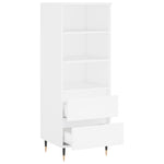 Highboard White 40x36x110 cm Engineered Wood - Bargainia.com - 