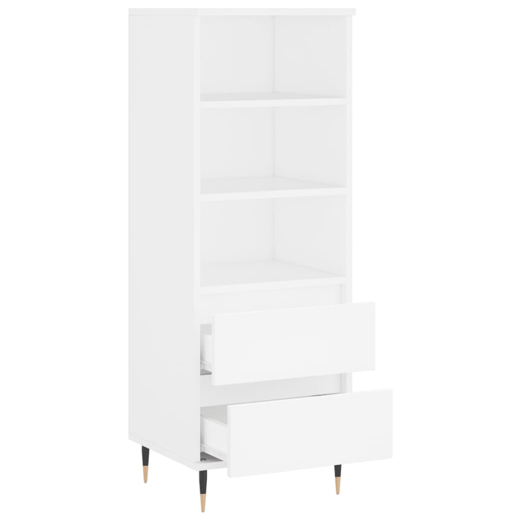 Highboard White 40x36x110 cm Engineered Wood - Bargainia.com - 